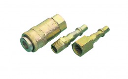 Draper 3 Piece Air Line Coupling Set 1/4 Bsp £14.99